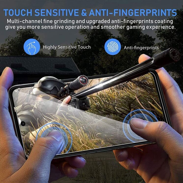Защитное стекло Deexe Crystal Glass для Xiaomi Redmi Note 12S - Transparent: фото 6 из 6