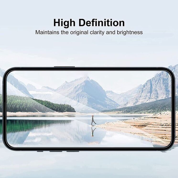 Защитное стекло Deexe Crystal Glass для Xiaomi Redmi Note 12S - Transparent: фото 5 из 6