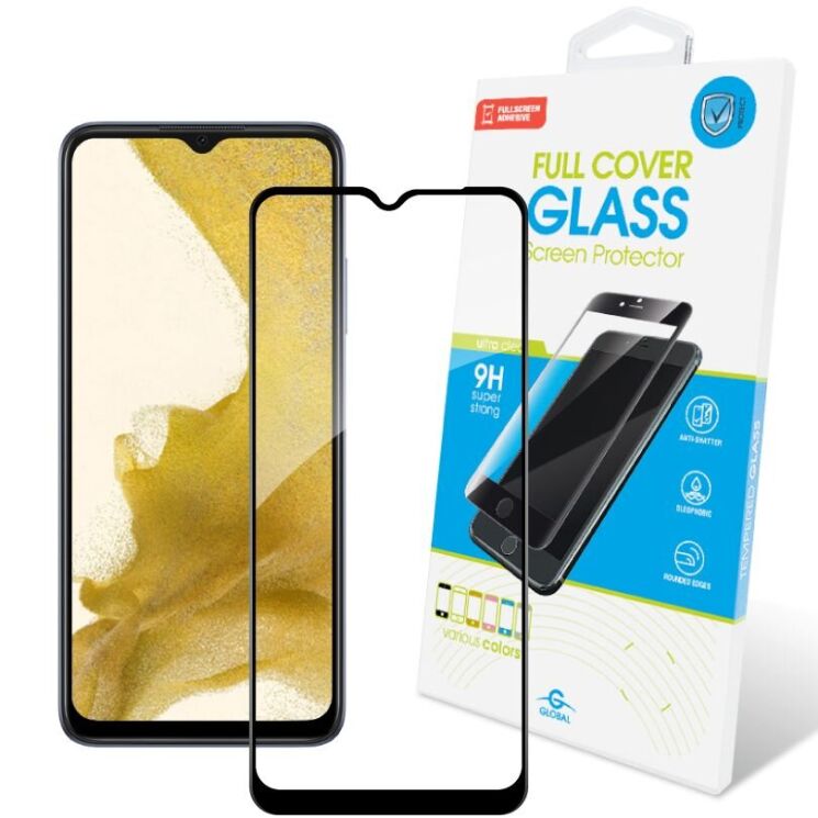 Защитное стекло Global Full Glue для OPPO A17 / A17k - Black: фото 1 из 4