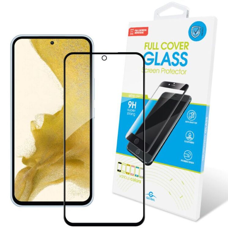 Защитное стекло Global Full Glue для Samsung Galaxy A54 (A546) - Black: фото 1 из 4
