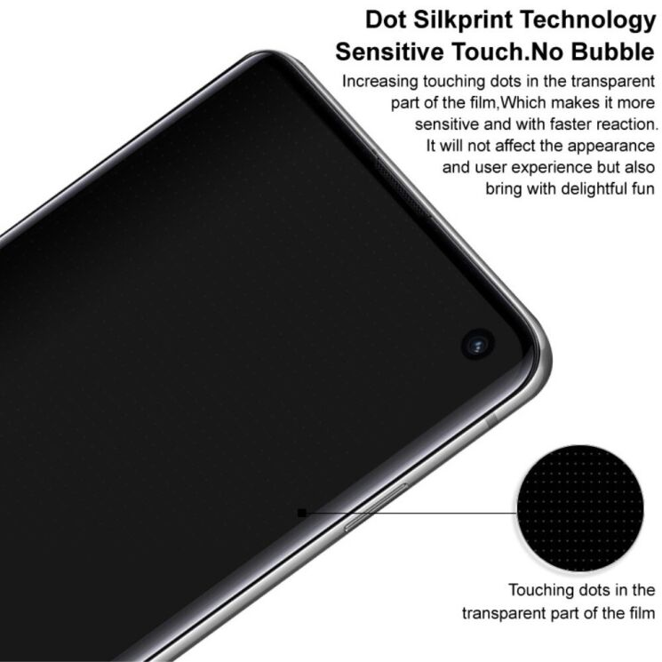 Защитное стекло IMAK 3D Curved Privacy для Infinix Hot 50 Pro Plus - Black: фото 9 из 12