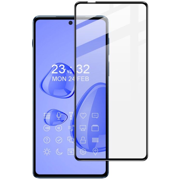 Защитное стекло IMAK 5D Pro+ Full Glue для Motorola Edge 20 / Edge 20 Pro - Black: фото 1 из 10