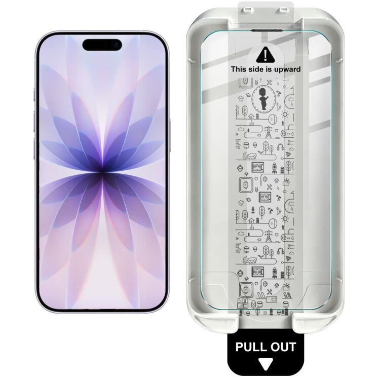 Защитное стекло IMAK Ice Crystal Glass для iPhone 17: фото 2 из 13