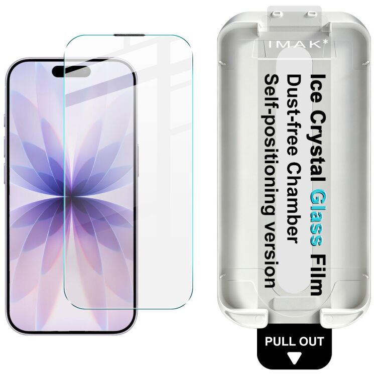 Защитное стекло IMAK Ice Crystal Glass для iPhone 17: фото 1 из 13