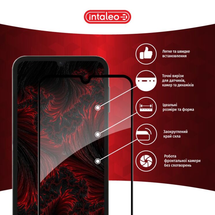 Защитное стекло Intaleo Full Glue для Samsung Galaxy A24 (A245) - Black: фото 4 из 9