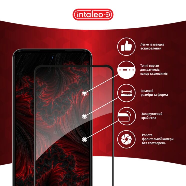 Защитное стекло Intaleo Full Glue для TECNO Spark Go 2024 - Black: фото 4 из 9