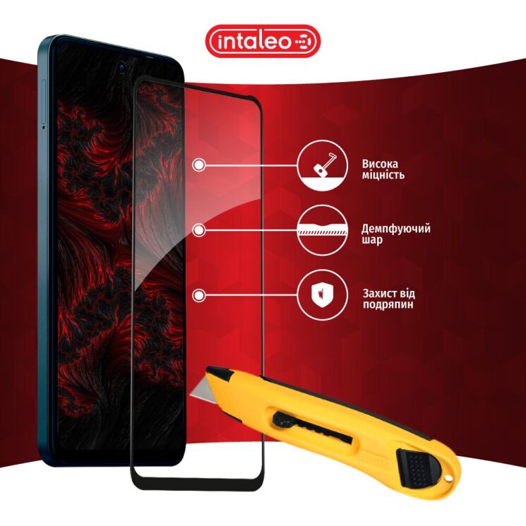 Защитное стекло Intaleo Full Glue для TECNO Spark Go 2024 - Black: фото 6 из 9