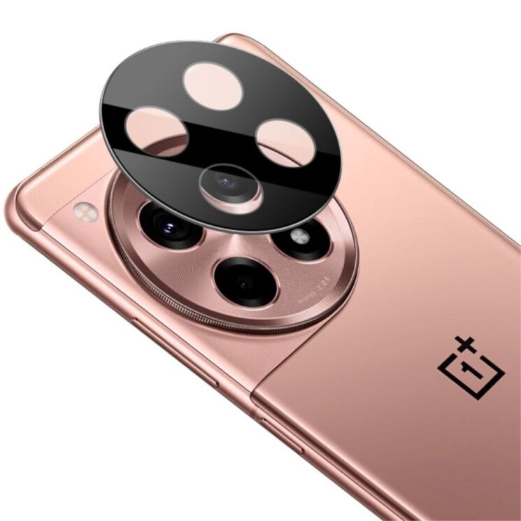 Захисне скло на камеру IMAK Black Glass Lens для OnePlus 12R / Ace 3 - Black: фото 2 з 11