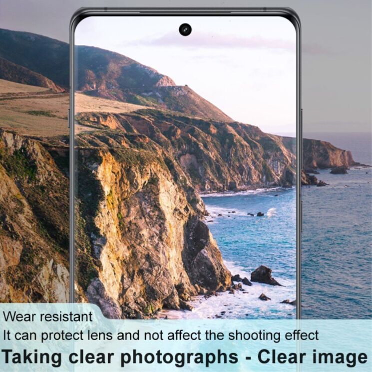 Захисне скло на камеру IMAK Black Glass Lens для OnePlus 12R / Ace 3 - Black: фото 7 з 11