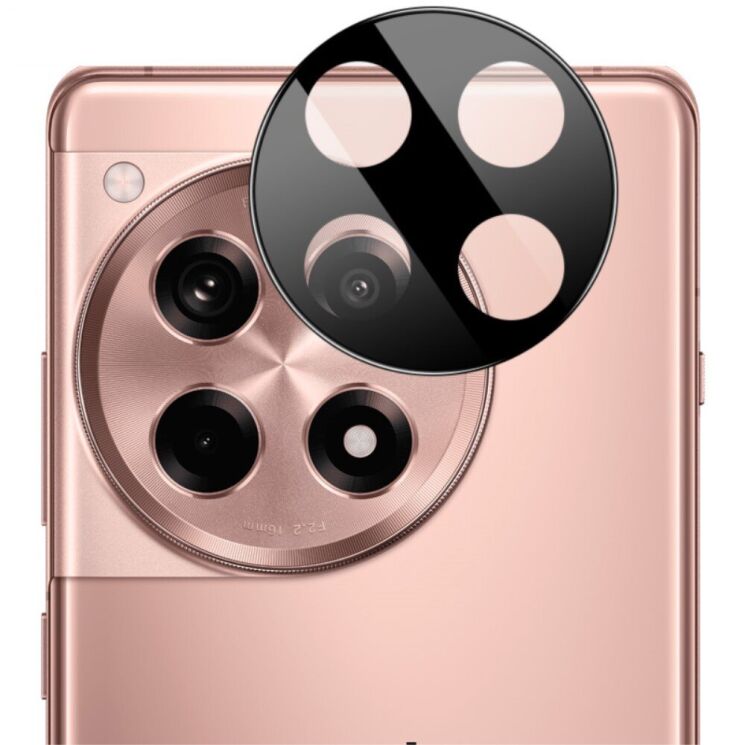 Захисне скло на камеру IMAK Black Glass Lens для OnePlus 12R / Ace 3 - Black: фото 1 з 11