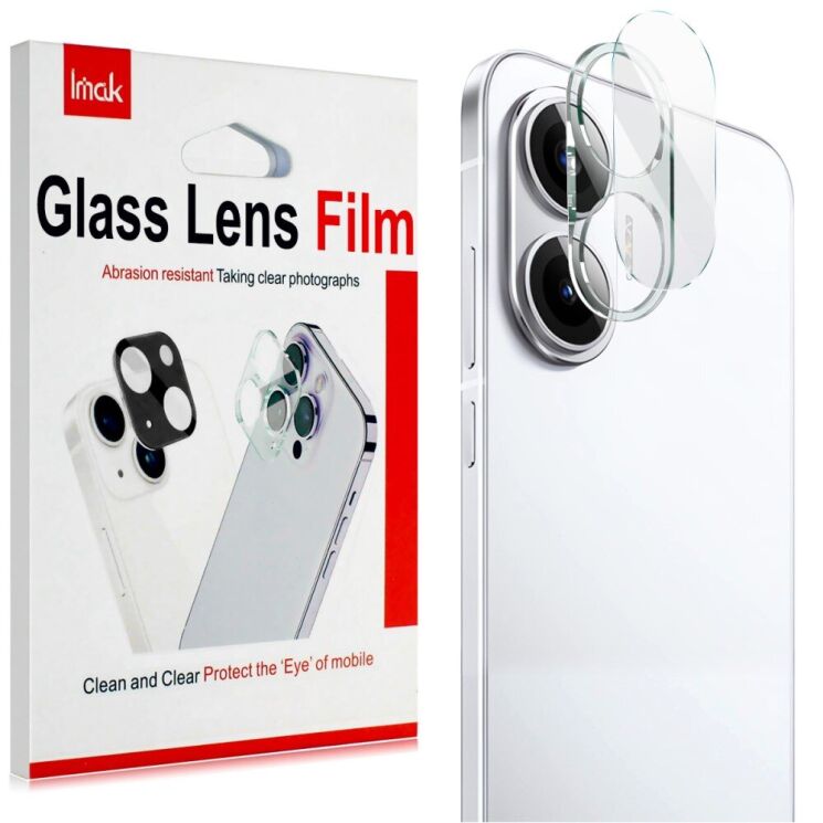 Защитное стекло на камеру IMAK Integrated Lens Protector для Xiaomi Poco F7: фото 2 из 7