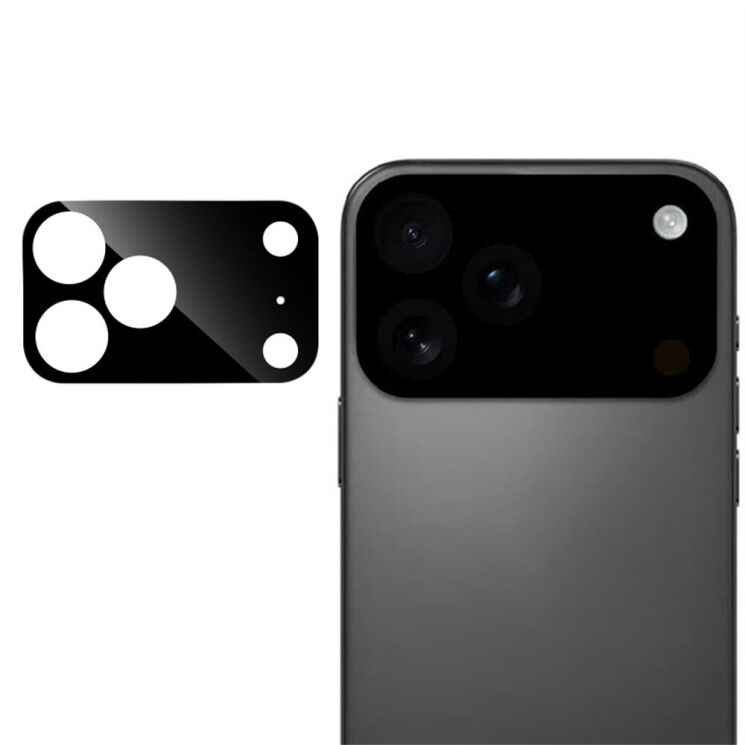 Защитное стекло на камеру RURIHAI Black Lens для Apple iPhone 17 Pro Max - Black: фото 1 из 5