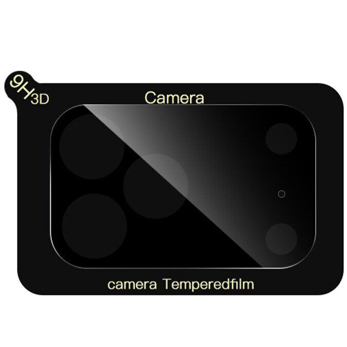 Защитное стекло на камеру RURIHAI Black Lens для Apple iPhone 17 Pro Max - Black: фото 3 из 5