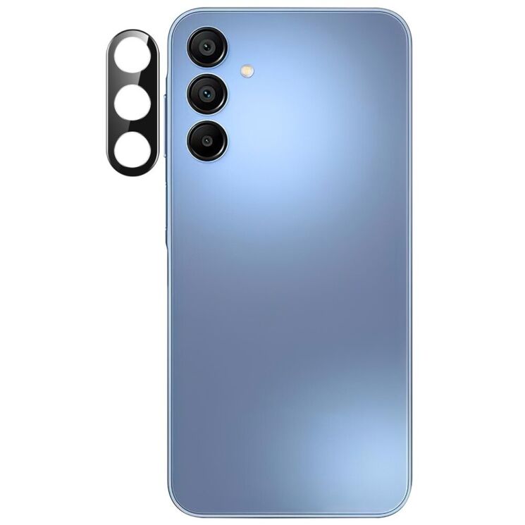 Защитное стекло на заднюю камеру Deexe Black Camera Lens для Samsung Galaxy A27 (A276) - Black (408634B) Защитное стекло на заднюю камеру Deexe Black Camera Lens для Samsung Galaxy A27 (A276) - Black: фото 2 из 4