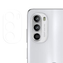 Защитное стекло на заднюю камеру Deexe Lens Protector для Motorola Moto G52 / G82: фото 1 из 2