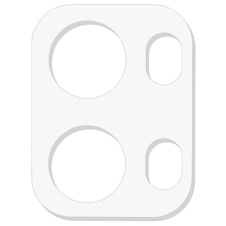 Защитное стекло на заднюю камеру Deexe Lens Protector для OPPO Reno 13 Pro 5G: фото 2 из 6