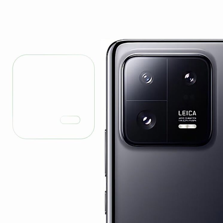 Защитное стекло на заднюю камеру Deexe Lens Protector для Xiaomi 13 Pro: фото 1 из 5