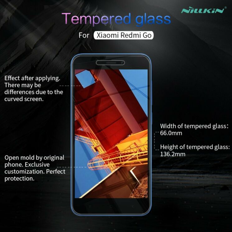 Защитное стекло NILLKIN Amazing H для Xiaomi Redmi Go - Transparent: фото 13 из 15