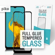 Защитное стекло Piko Full Glue для Samsung Galaxy A03s (A037) - Black: фото 1 из 4