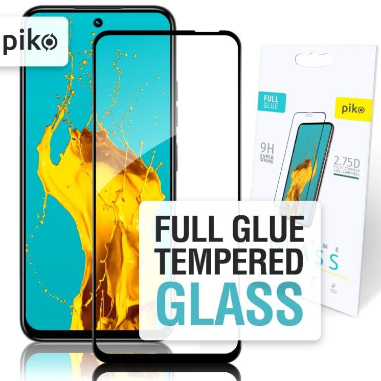 Защитное стекло Piko Full Glue для TECNO Spark 30C - Black: фото 1 из 5