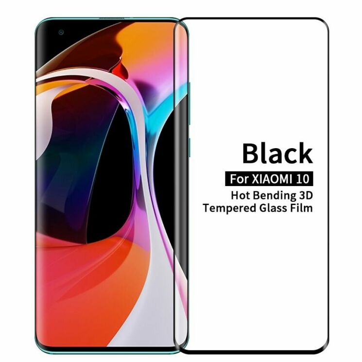 Захисне скло PINWUYO Full Glue Cover для Xiaomi Mi 10 - Black: фото 1 з 11