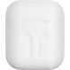 Защитный чехол 2E Pure Color Silicone Imprint (3.0mm) для AirPods 1 / 2 - White (204533W). Фото 2 из 3