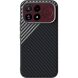 Захисний чохол ABEEL Carbon Fiber Case (FP) для Xiaomi Poco F9 Ultra - Black / Silver (430108BS). Фото 2 з 9