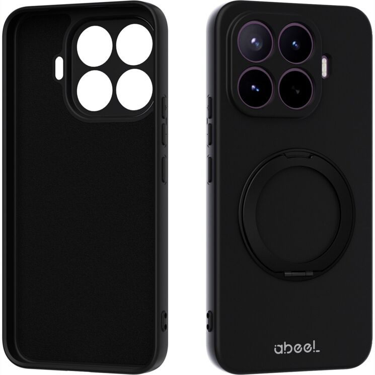 Захисний чохол ABEEL Lyra Skin Kickstand with MagSafe для Xiaomi 17T Pro - Black: фото 1 з 8