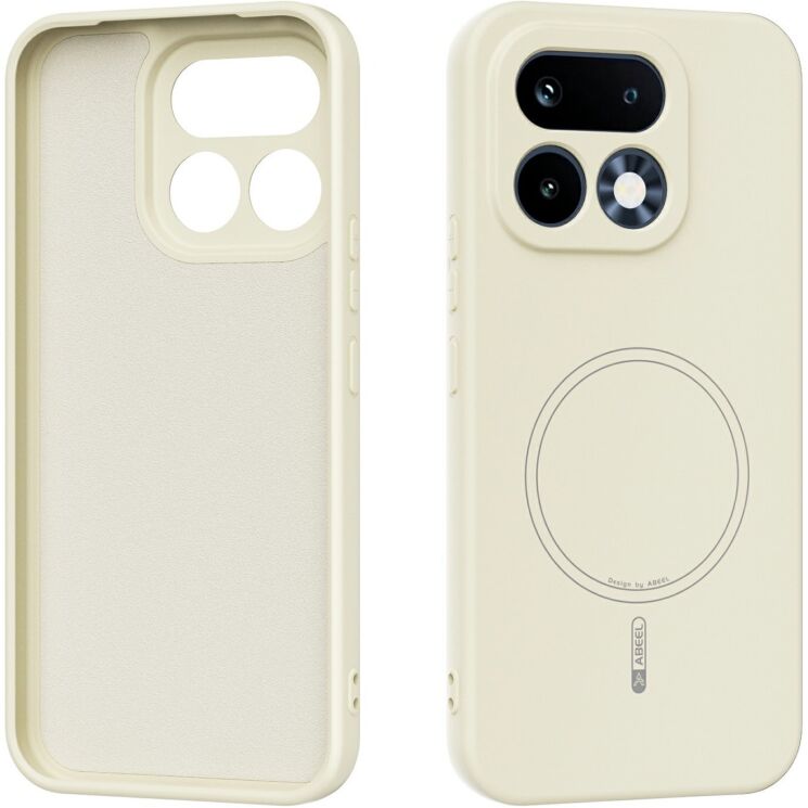 Защитный чехол ABEEL Lyra Skin with MagSafe для Realme 16 Pro - Beige: фото 1 из 7