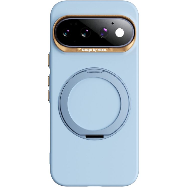 Защитный чехол ABEEL Silk Ring Magnetic для Google Pixel 11 / 11 Pro - Sky Blue: фото 1 из 7