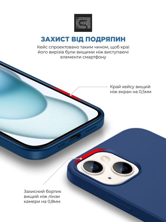 Защитный чехол ArmorStandart ICON MagSafe для Apple iPhone 15 - Orange Sorbet: фото 6 из 9