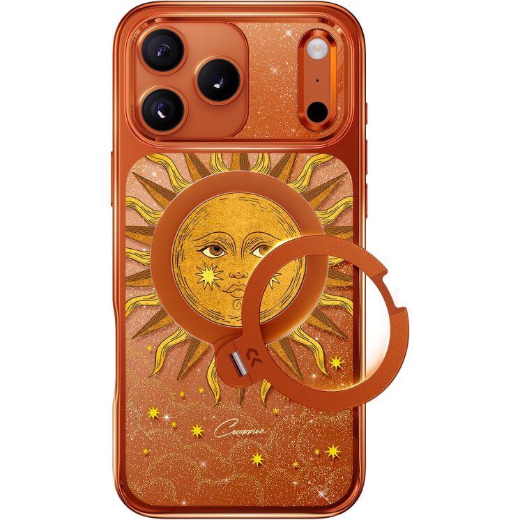 Защитный чехол CASEKOO Tarot Series для iPhone 17 Pro Max - Tarot Orange Sun: фото 2 из 9