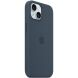 Захисний чохол Copiex Silicone Case with MagSafe для Apple iPhone 15 - Storm Blue (339964DB). Фото 4 з 5