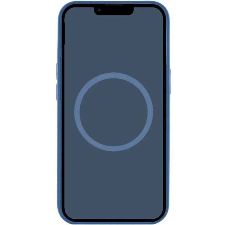 Защитный чехол Copiex Silicone Case with MagSafe для Apple iPhone 16 - Denim: фото 3 из 4