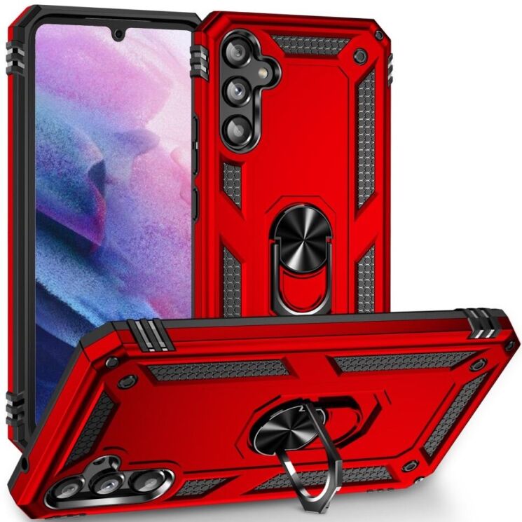 Защитный чехол Deexe Armor Case для Samsung Galaxy A34 (A346) - Red: фото 1 из 7