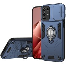 Захисний чохол Deexe Armor MagShield для Infinix Note 50 - Blue: фото 1 з 7
