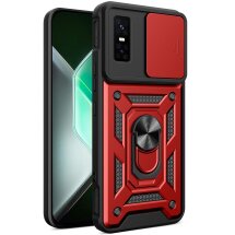 Защитный чехол Deexe Armor Shield для Infinix GT 30 Pro - Red: фото 1 из 9