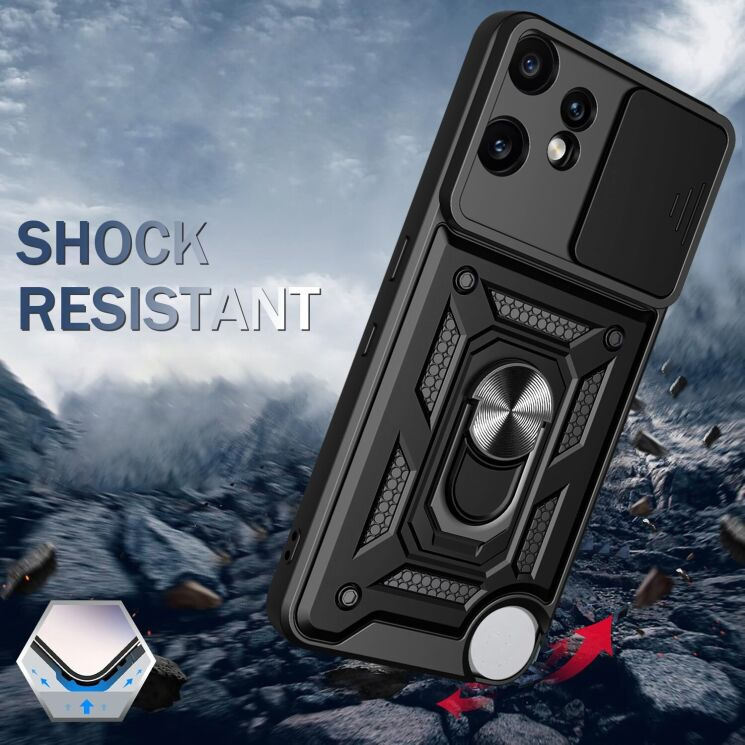 Захисний чохол Deexe Armor Shield для Nothing CMF Phone 2 Pro - Black: фото 8 з 10