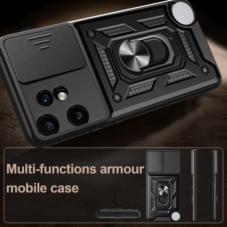 Захисний чохол Deexe Armor Shield для Nothing CMF Phone 2 Pro - Black: фото 10 з 10