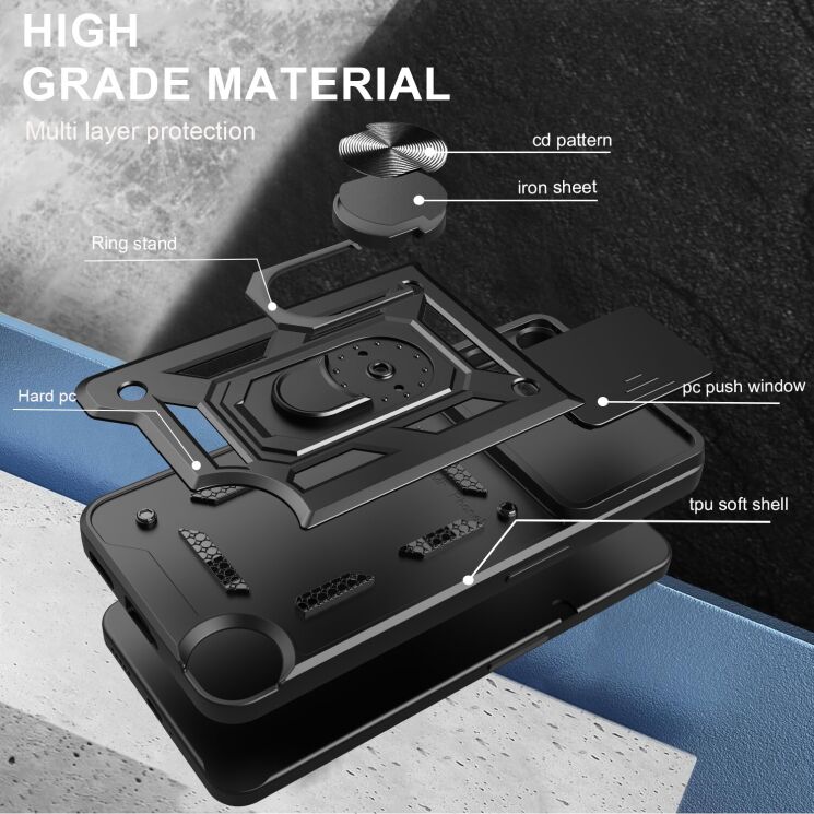 Захисний чохол Deexe Armor Shield для Nothing CMF Phone 2 Pro - Black: фото 6 з 10