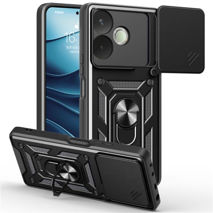 Защитный чехол Deexe Armor Shield для OPPO A5 Pro (4G/5G) - Black: фото 1 из 8