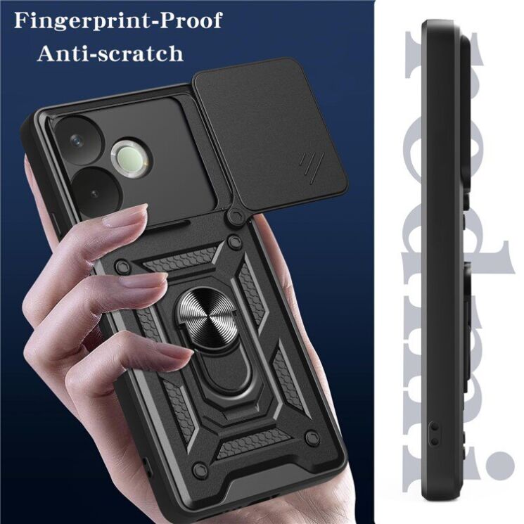 Защитный чехол Deexe Armor Shield для OPPO A5 Pro (4G/5G) - Black: фото 4 из 8