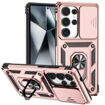 Защитный чехол Deexe Armor Shield для Samsung Galaxy S25 Ultra (S938) - Rose Gold: фото 1 из 9