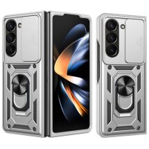 Защитный чехол Deexe Armor Shield (FF) для Samsung Galaxy Fold 7 - Silver: фото 1 из 11