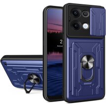 Защитный чехол Deexe Armor Slider для OPPO Reno 13 5G - Sapphire: фото 1 из 9
