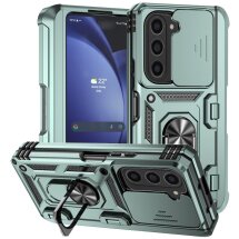 Защитный чехол Deexe Armor Slider (FF) для Samsung Galaxy Fold 6 - Blackish Green: фото 1 из 10