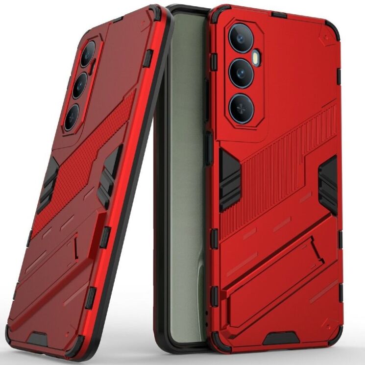 Защитный чехол Deexe Bibercas для Realme C65 - Red: фото 1 из 8
