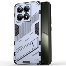 Захисний чохол Deexe Bibercas для Xiaomi 14T - Dark Blue: фото 1 з 6