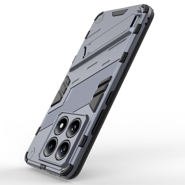 Захисний чохол Deexe Bibercas для Xiaomi 14T - Dark Blue: фото 3 з 6