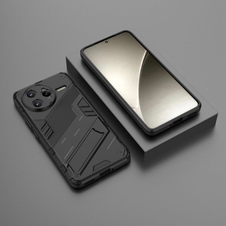 Защитный чехол Deexe Bibercas для Xiaomi Poco F7 Ultra - Black: фото 6 из 8
